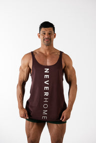 CLOSED BACK MAROON STRINGER