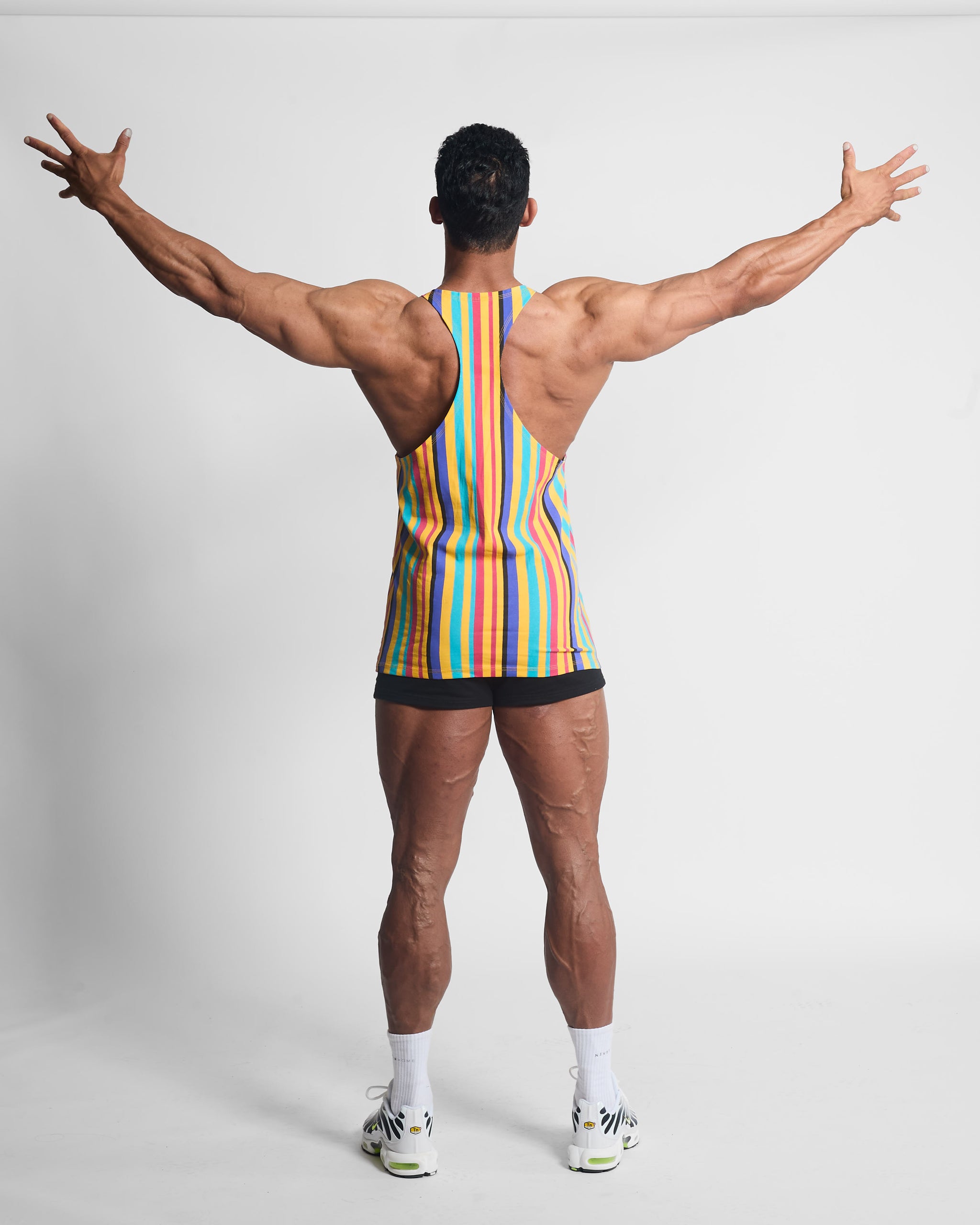 OLD SCHOOL MULTI COLOURED SINGLET 2.0