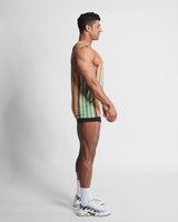 OLD SCHOOL MULTI COLOURED SINGLET 2.0