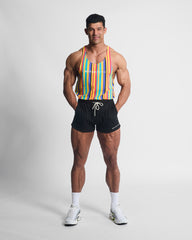 OLD SCHOOL MULTI COLOURED SINGLET 2.0