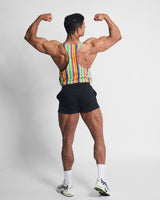 OLD SCHOOL MULTI COLOURED SINGLET 2.0