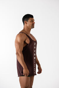 CLOSED BACK MAROON STRINGER